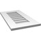 Ekena Millwork Vertical Surface Mount PVC Gable Vent: Non-Functional, w/ 3-1/2"W x 1"P Standard Frame, 14"W x 26"H GVPVE14X2601SN - alternate 4